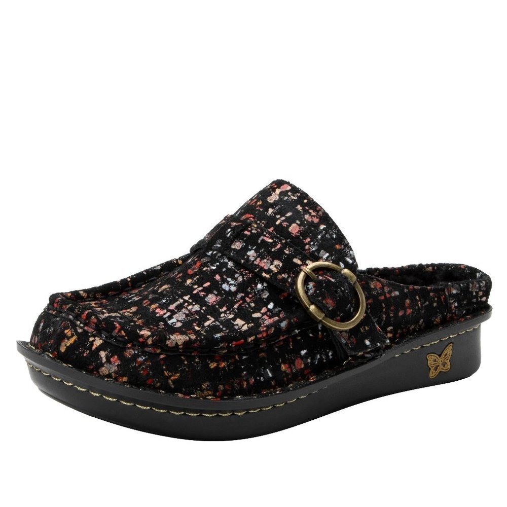 NWOT Alegria Brigid Autumn Tweed Clog‎